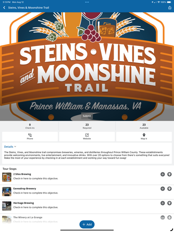 SVM Trail iPad screenshot