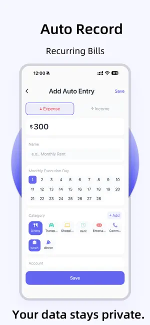 Ibotich - Expense Tracker screenshot 3