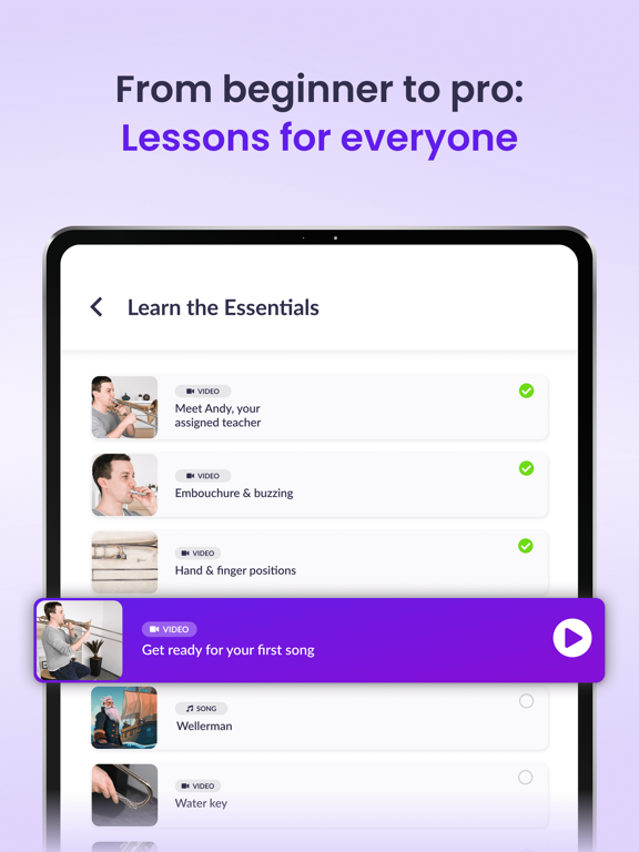 tonestro - Music Lessons iPad screenshot 6 - Education app