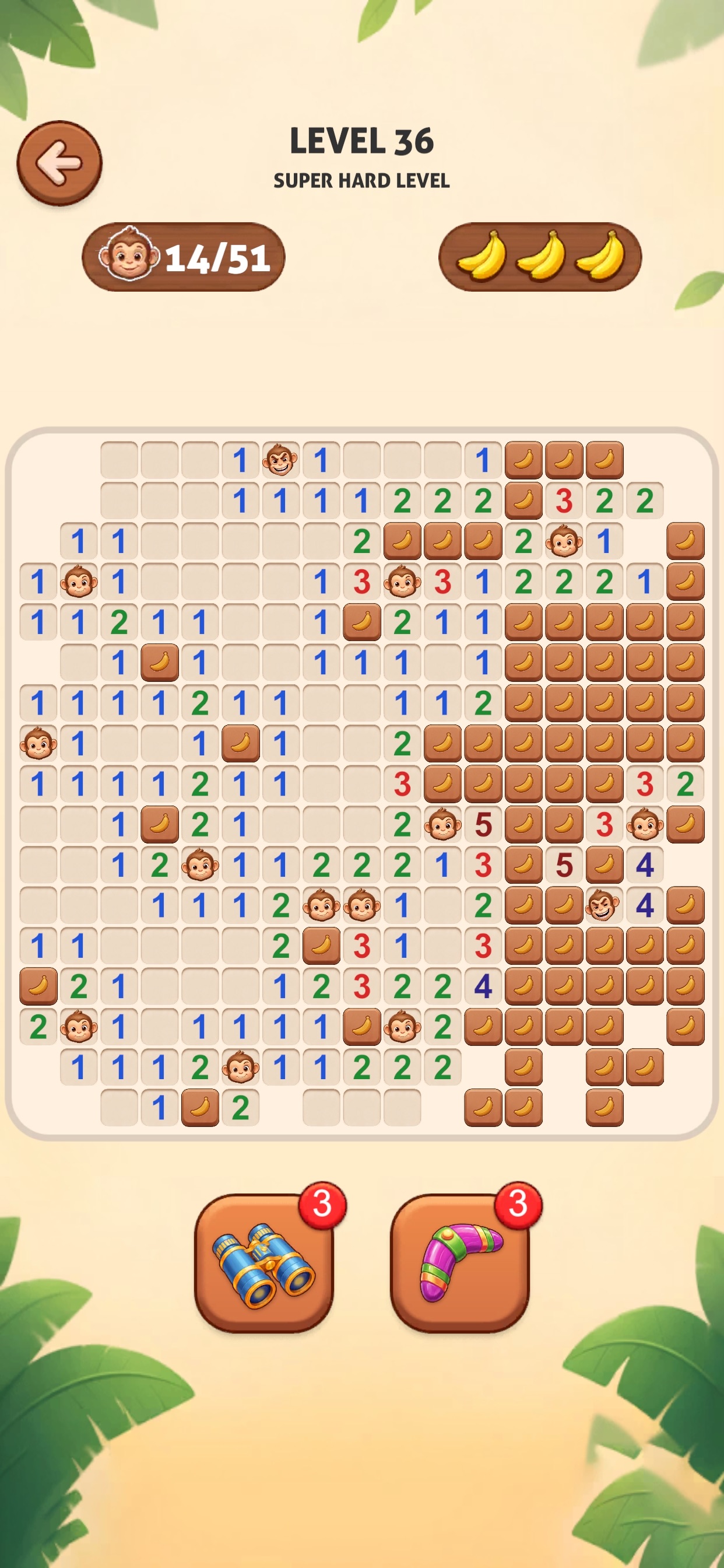 Screenshot 5 of MonkeySweeper: Mines puzzles