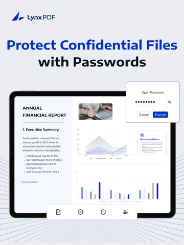 LynxPDF: Enterprise PDF Editor iPad screenshot