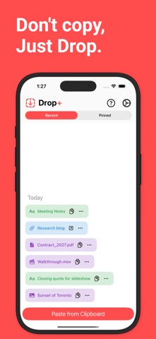Just Drop App Screenshot 1 of 8