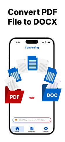 PDF to Word Converter - Docs iPhone screenshot