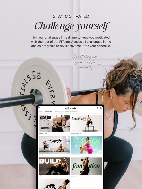 The FITclub by Yami Mufdi iPad screenshot 5 - Health & Fitness app