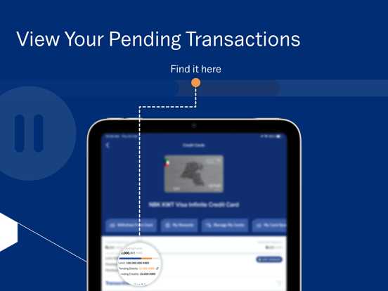 NBK Mobile Banking iPad screenshot 6 - Finance app