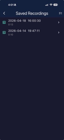 BEAR Mobile BLE screenshot