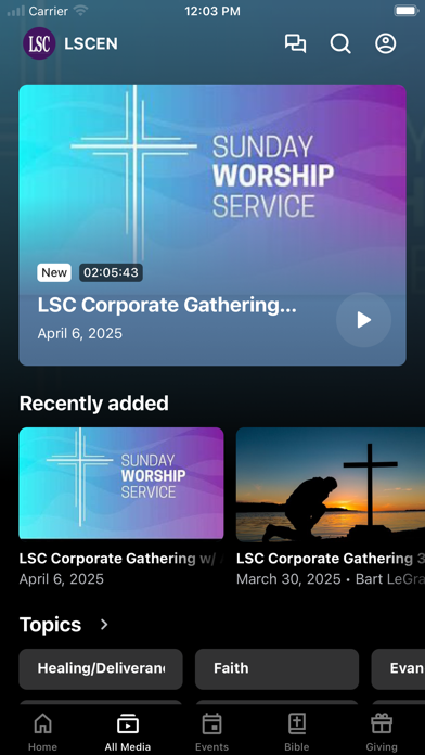LivingStones Communities Screenshot