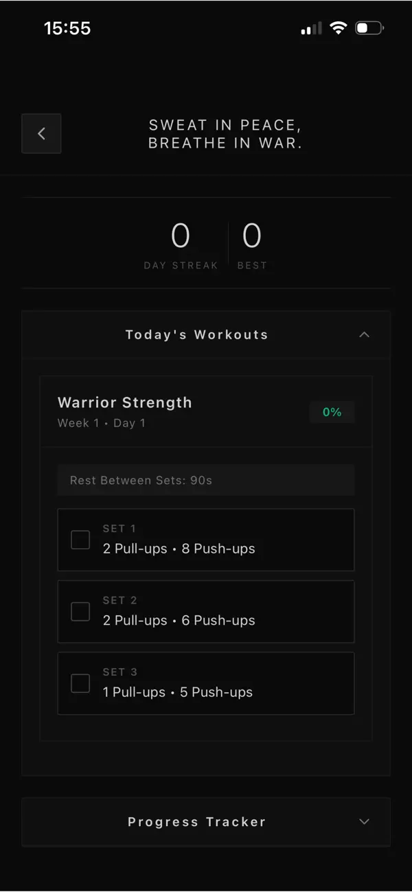 Screenshot #3 pour Daily Warrior Dashboard