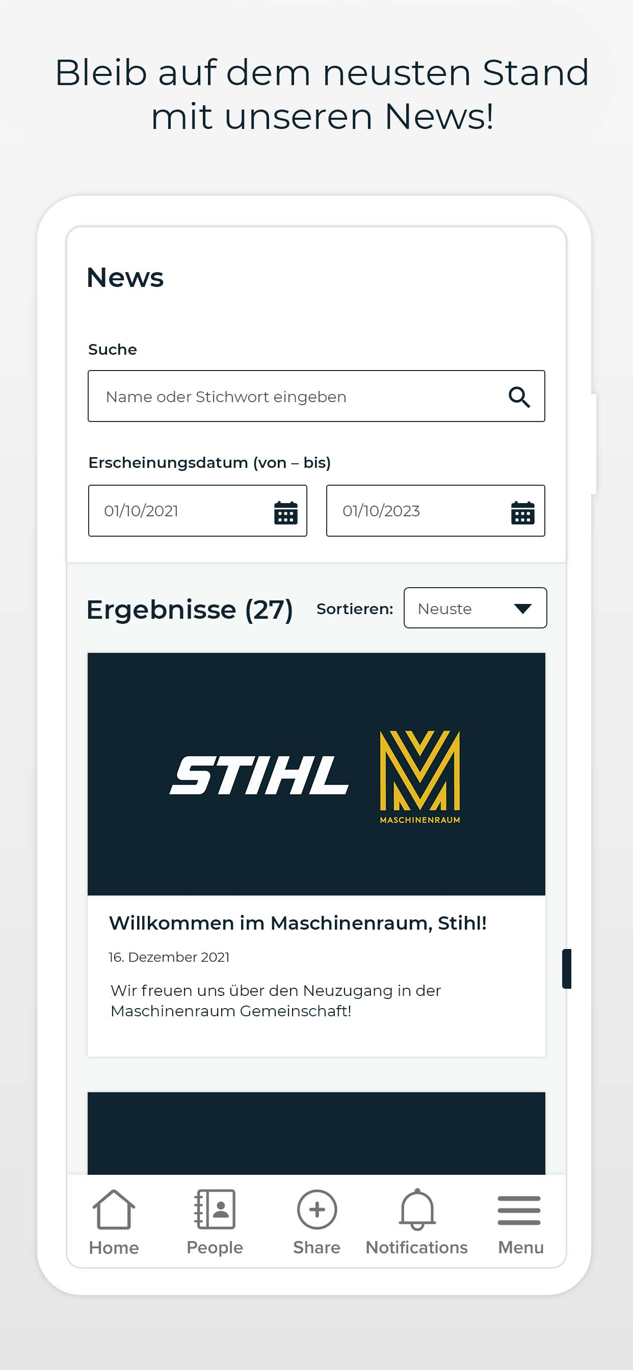 Maschinenraum Community screenshot 3