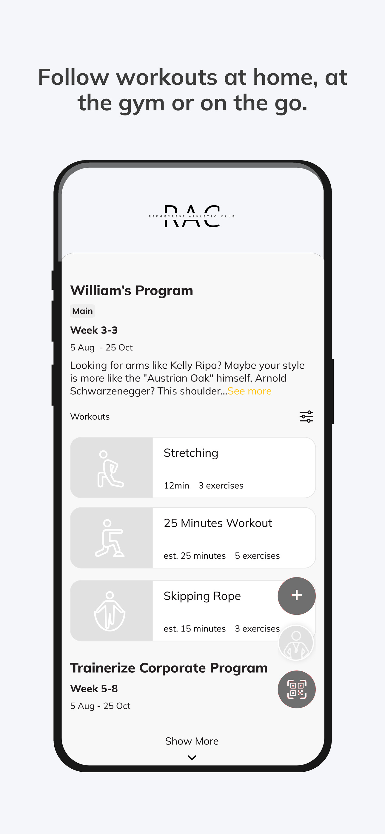 Ridgecrest Athletic Club screenshot 3