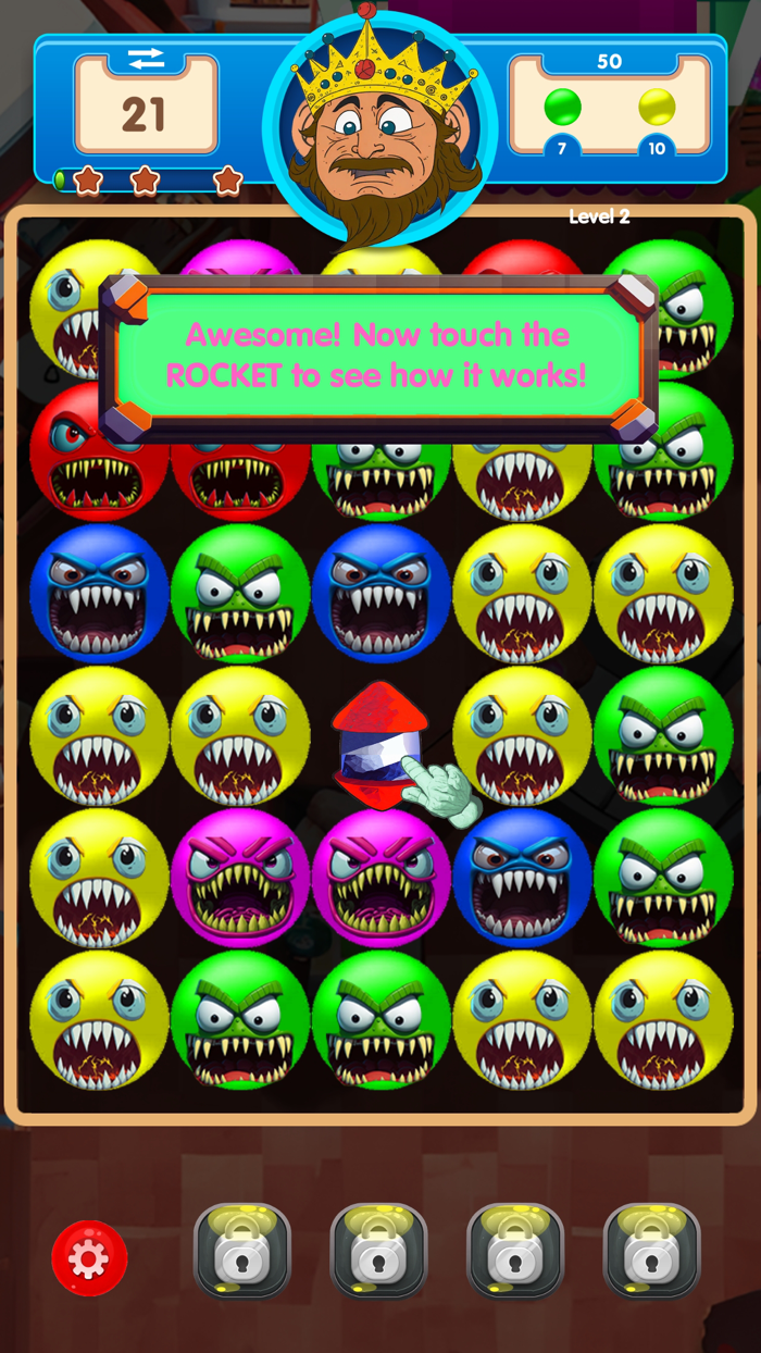 POP Germs Match 3 Puzzle