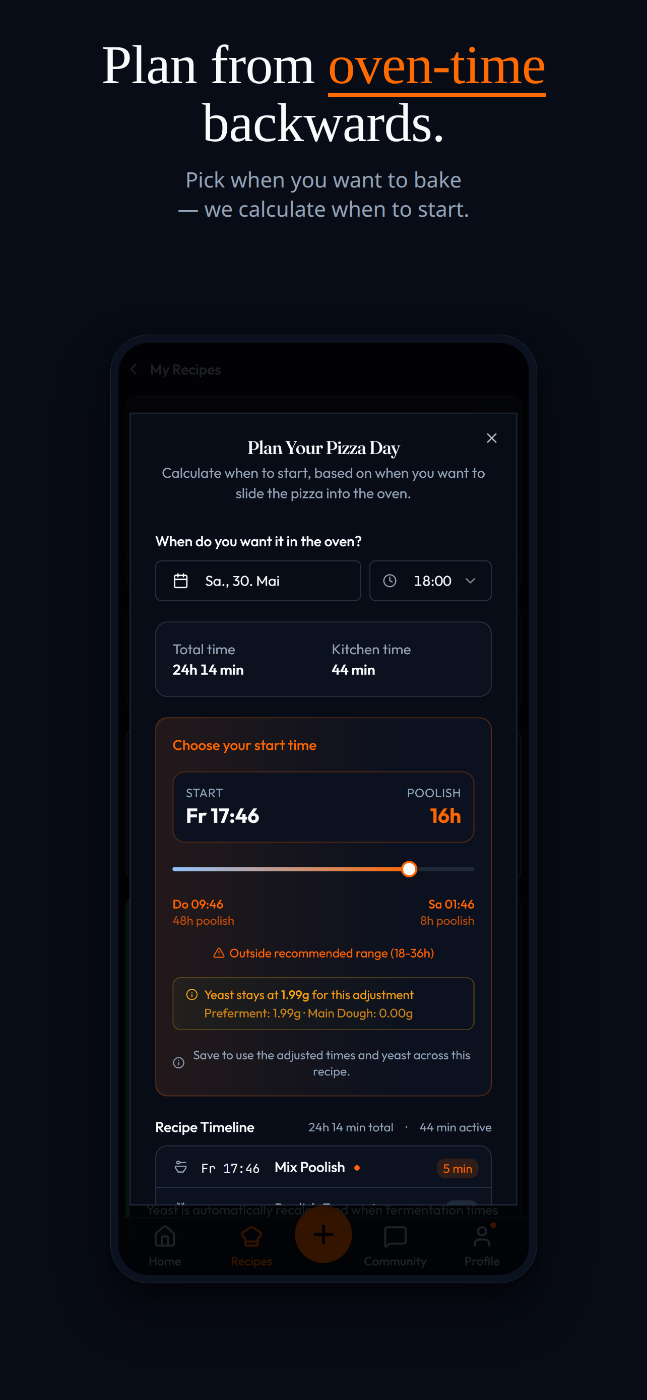 DoughVault: Pizza Dough Calc screenshot 3