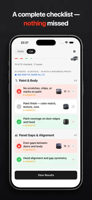 TSL Check: Delivery Checklist screenshot 2