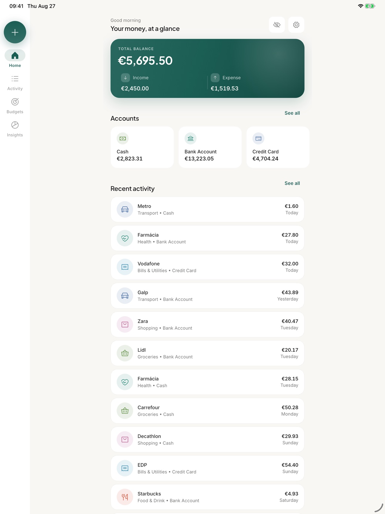 Screenshot 5 of WeBudget: Expense Tracker