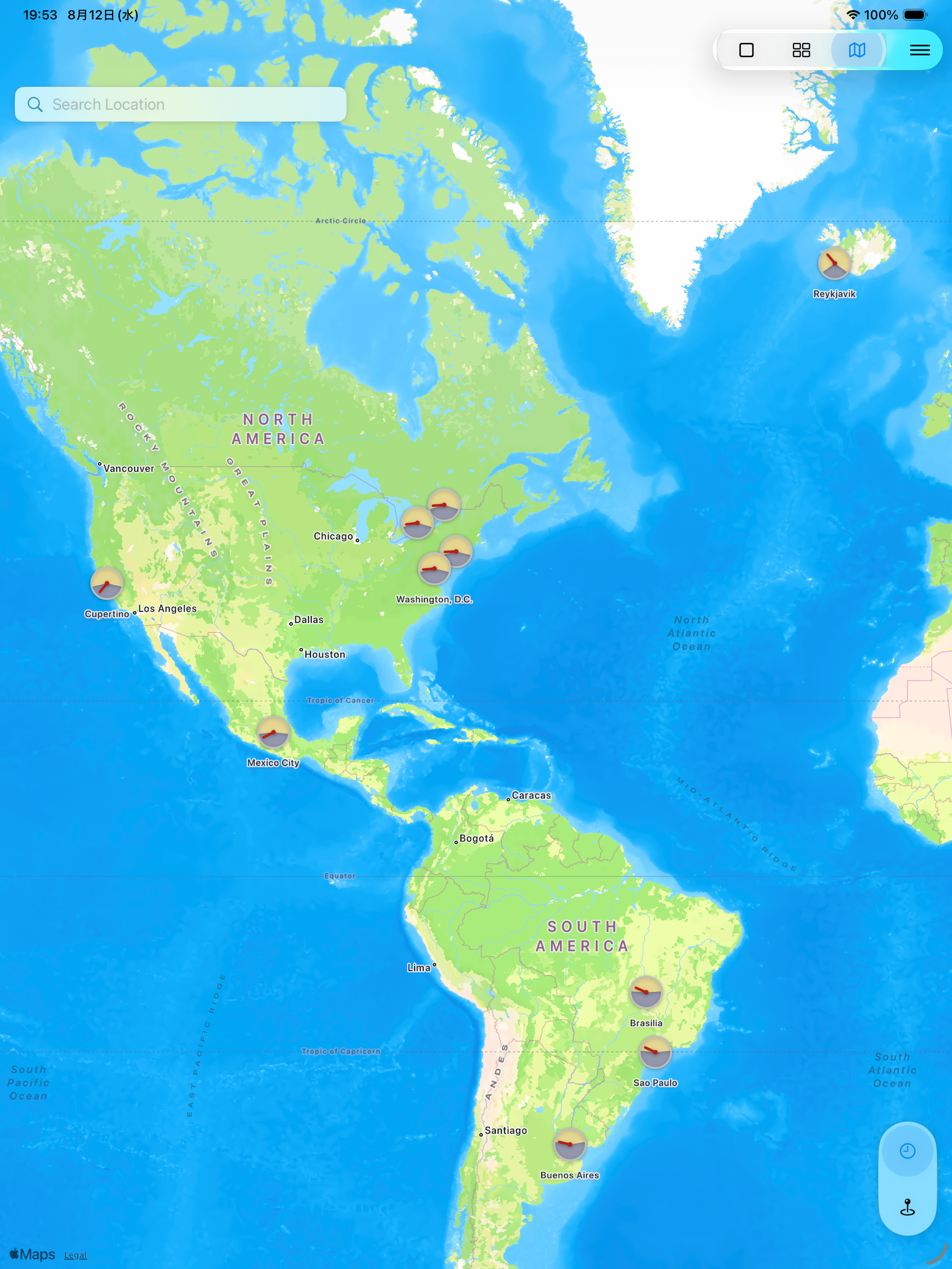 Seasonal World Clock screenshot 15