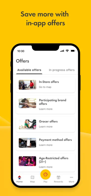 Shell: Fuel, Charge & More screenshot 2 of 6
