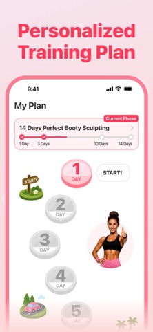 FitGo: Home Workout & Fitness iPhone screenshot