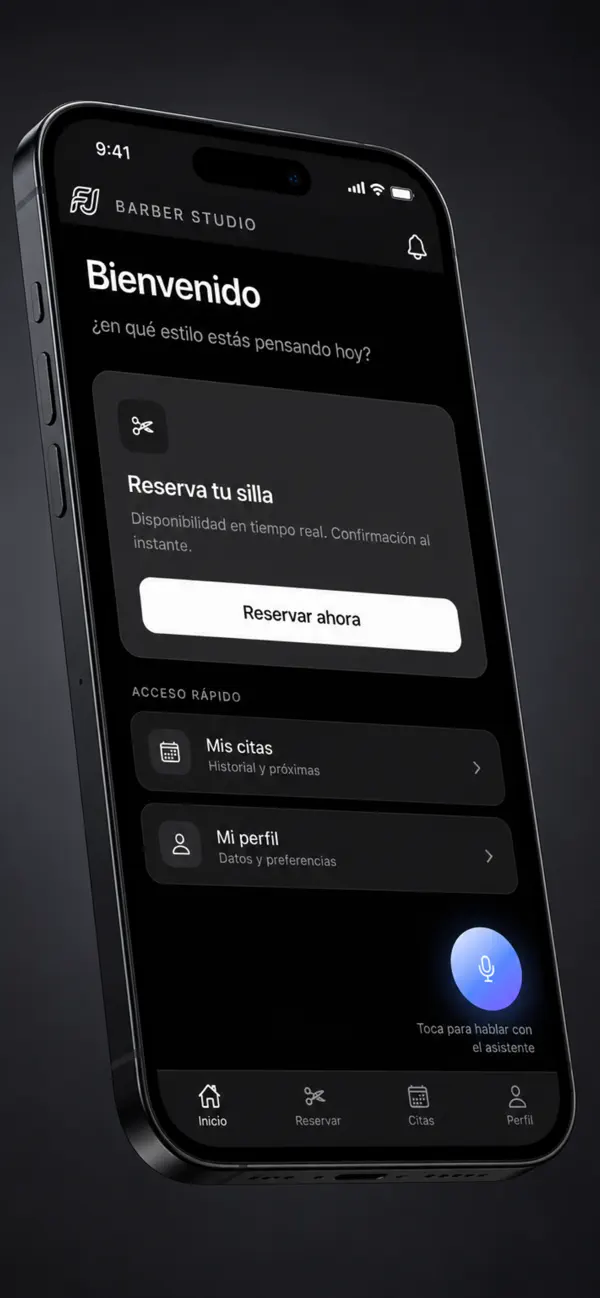 Screenshot #1 pour FJ Barber Studio