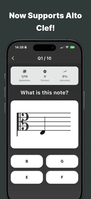 Note Reading Quiz screenshot 3