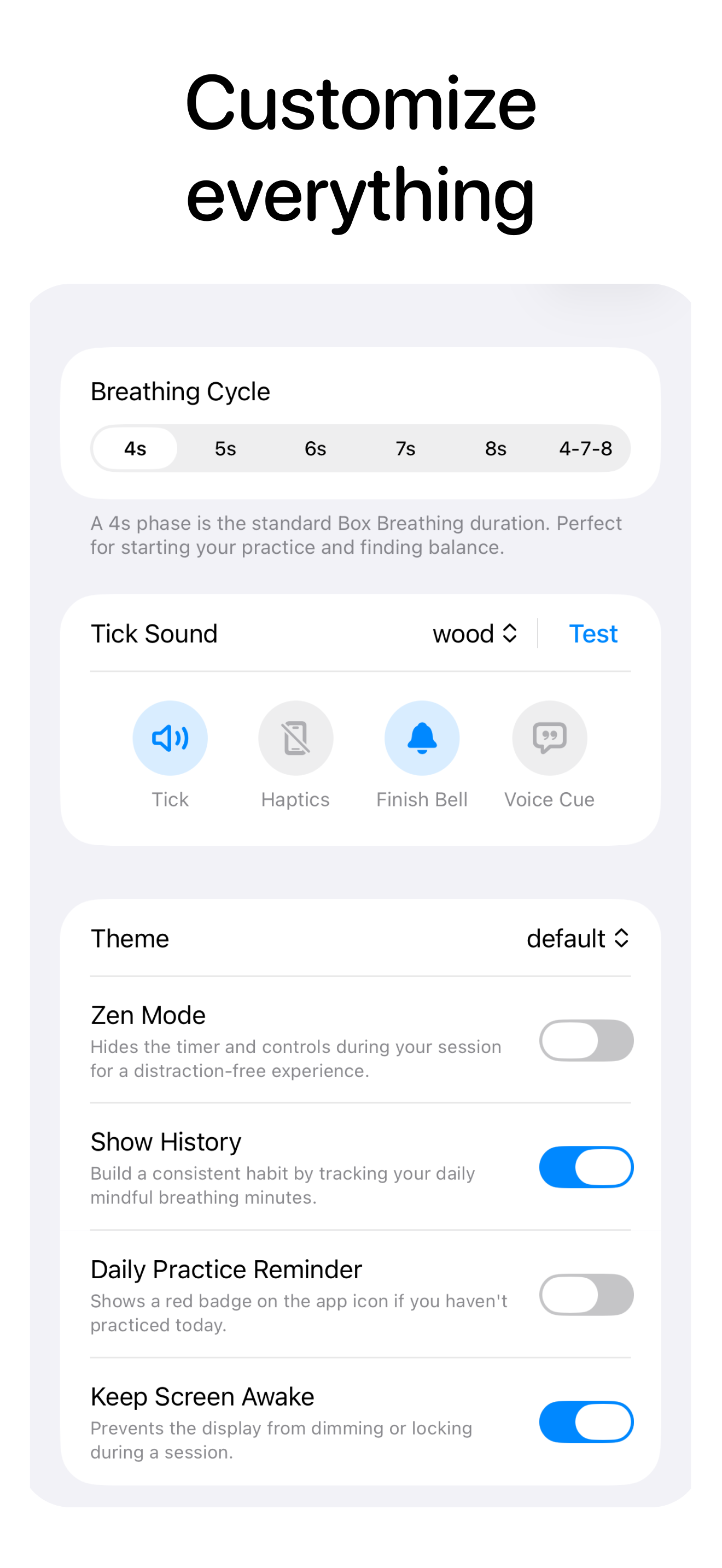 Box Breathing & 4-7-8 Timer screenshot 5