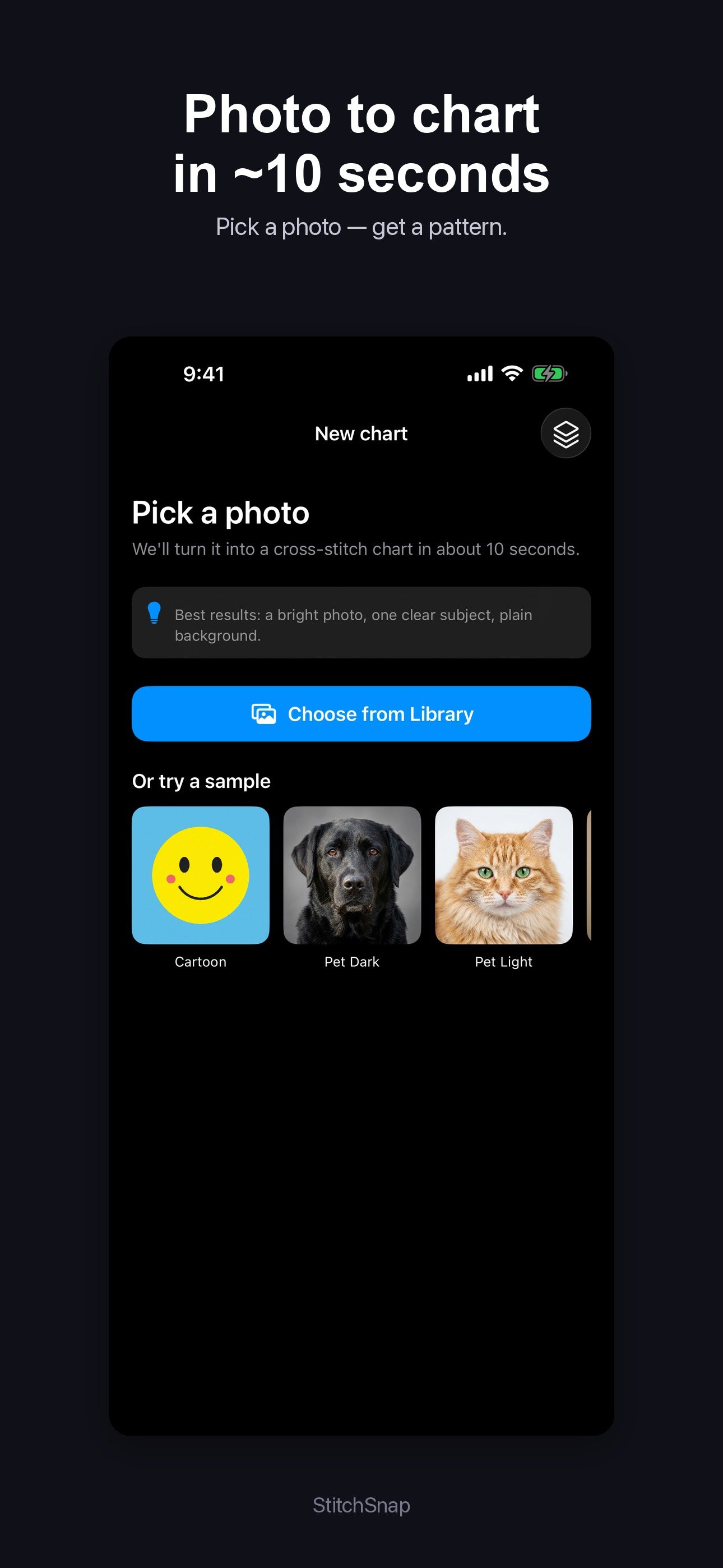 StitchSnap: Cross Stitch Chart screenshot 4