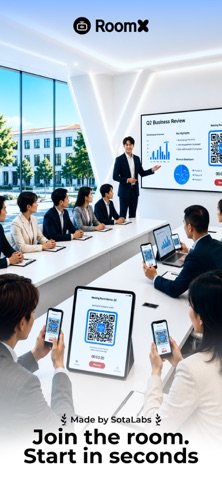 RoomX: AI Meeting Room iPhone screenshot