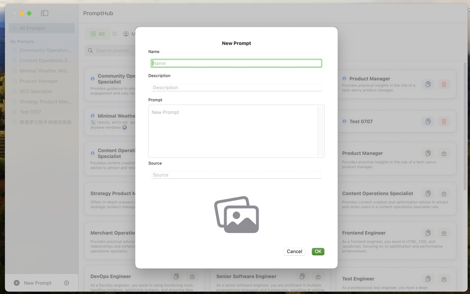 #2. PromptBox (macOS) By: 涛 李