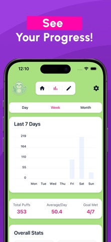 Puff Count, Stop Vaping - Nibu Screenshot 2 of 4