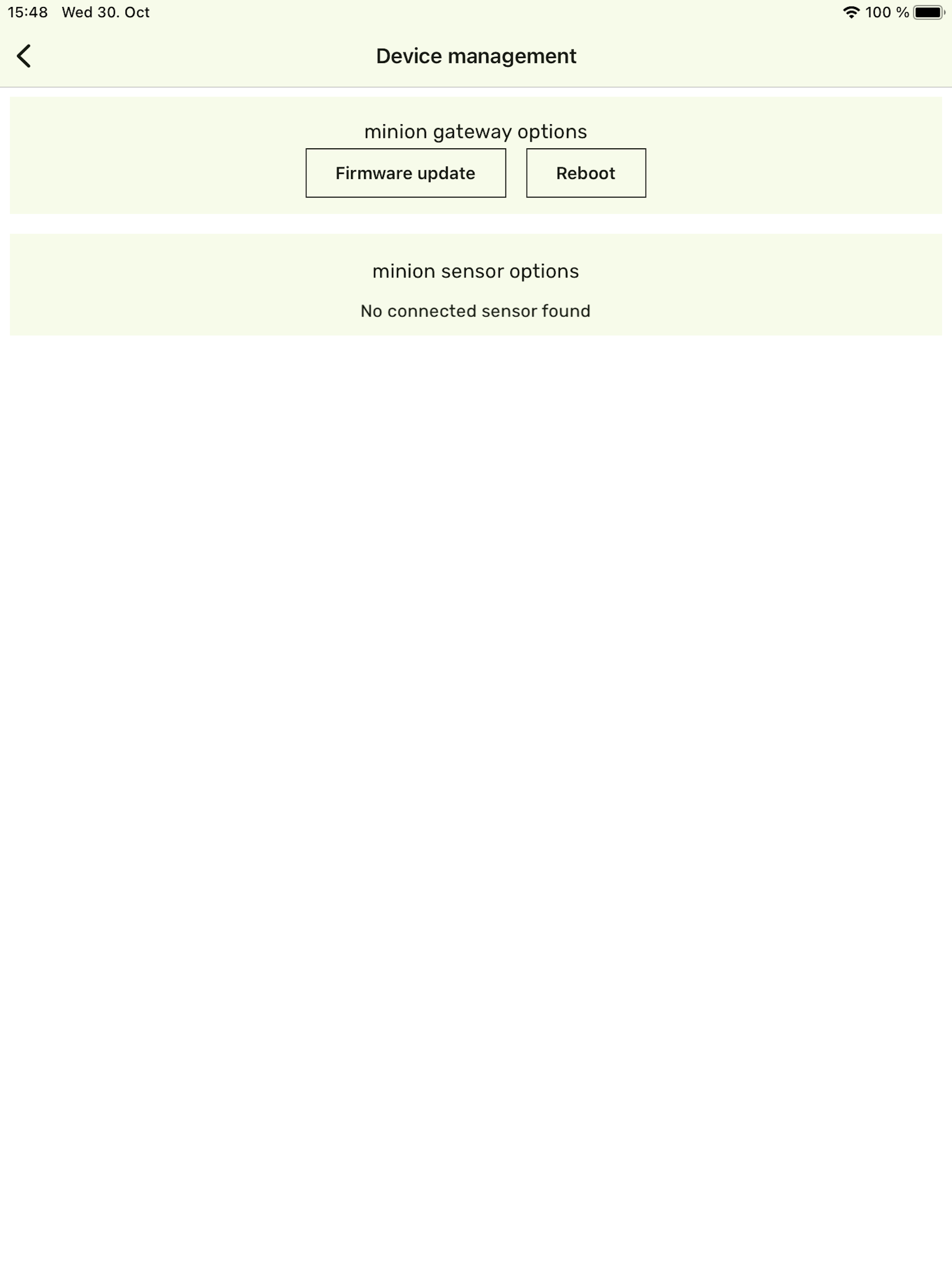 minion IoT-Sensor screenshot 12