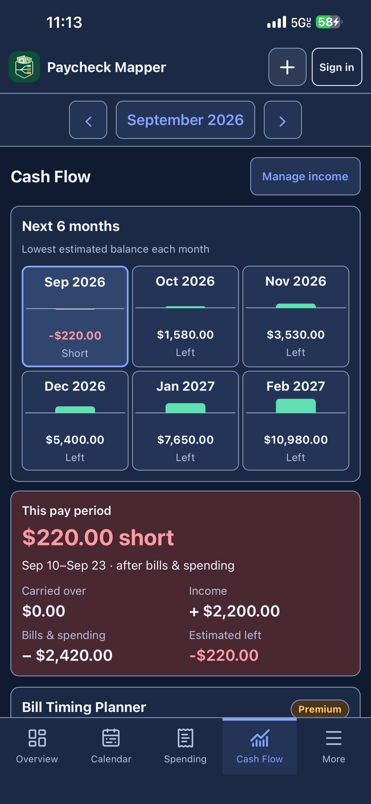 Screenshot 7 of Paycheck Mapper