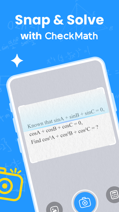 CheckMath - AI Question Solver Screenshot
