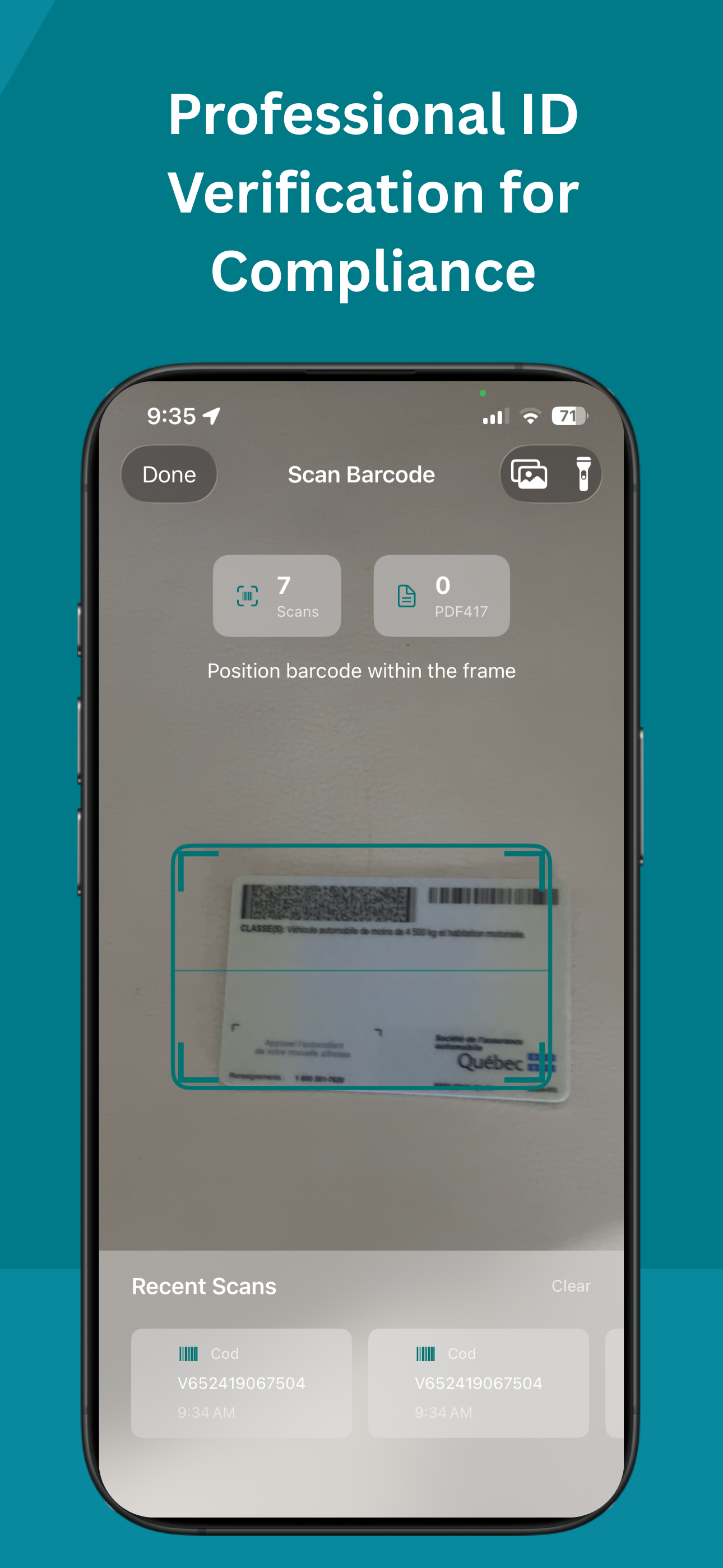 PDF417 Pro: Scan & Generate