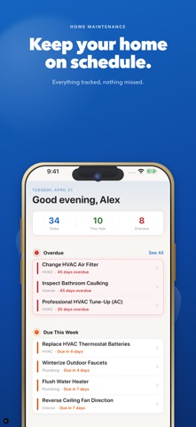 Home Maintenance - Upkeep iPhone screenshot
