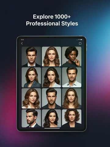 Portraitly AI iPad screenshot