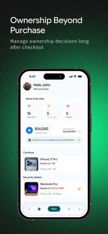 HoldMyBill Warranty & Receipts screenshot