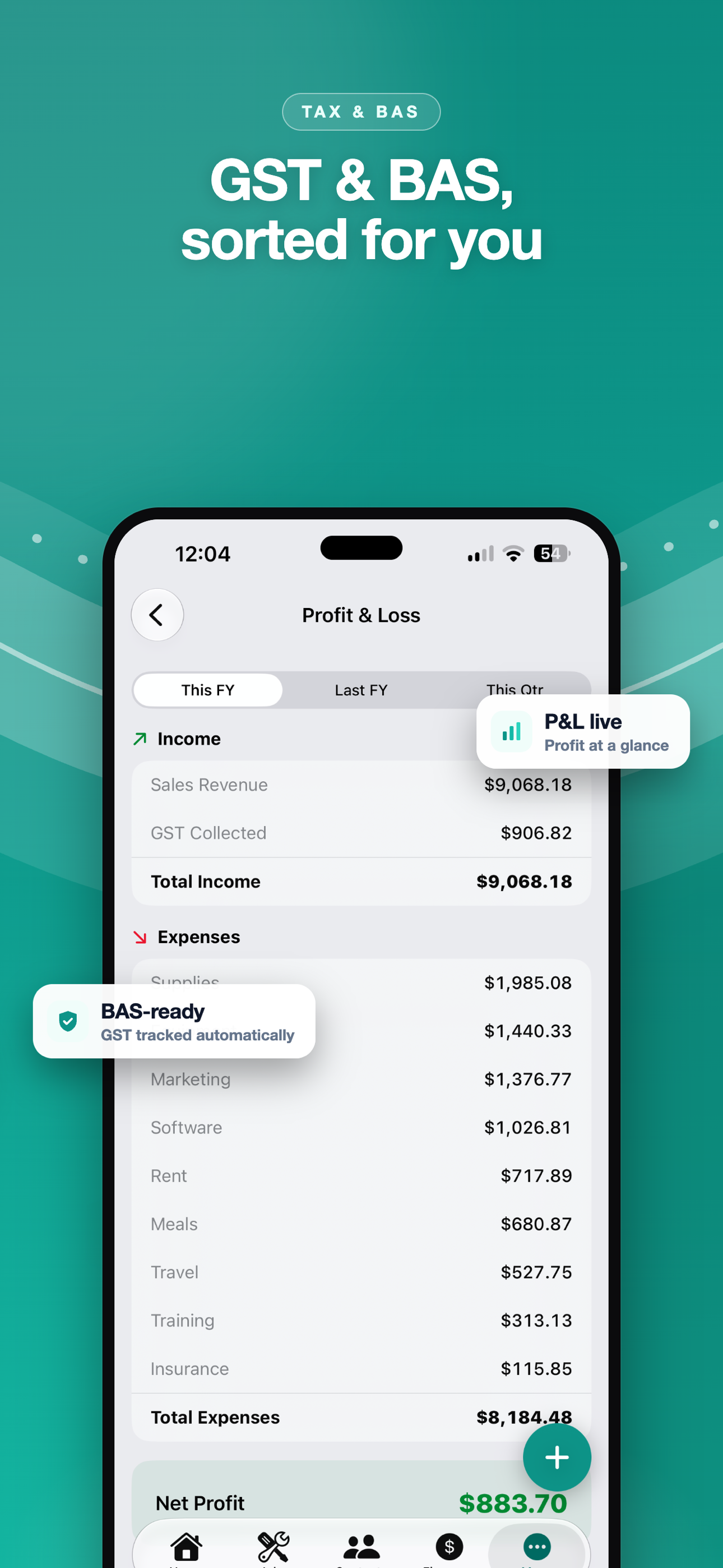 OneBookPlus: Invoices & Jobs