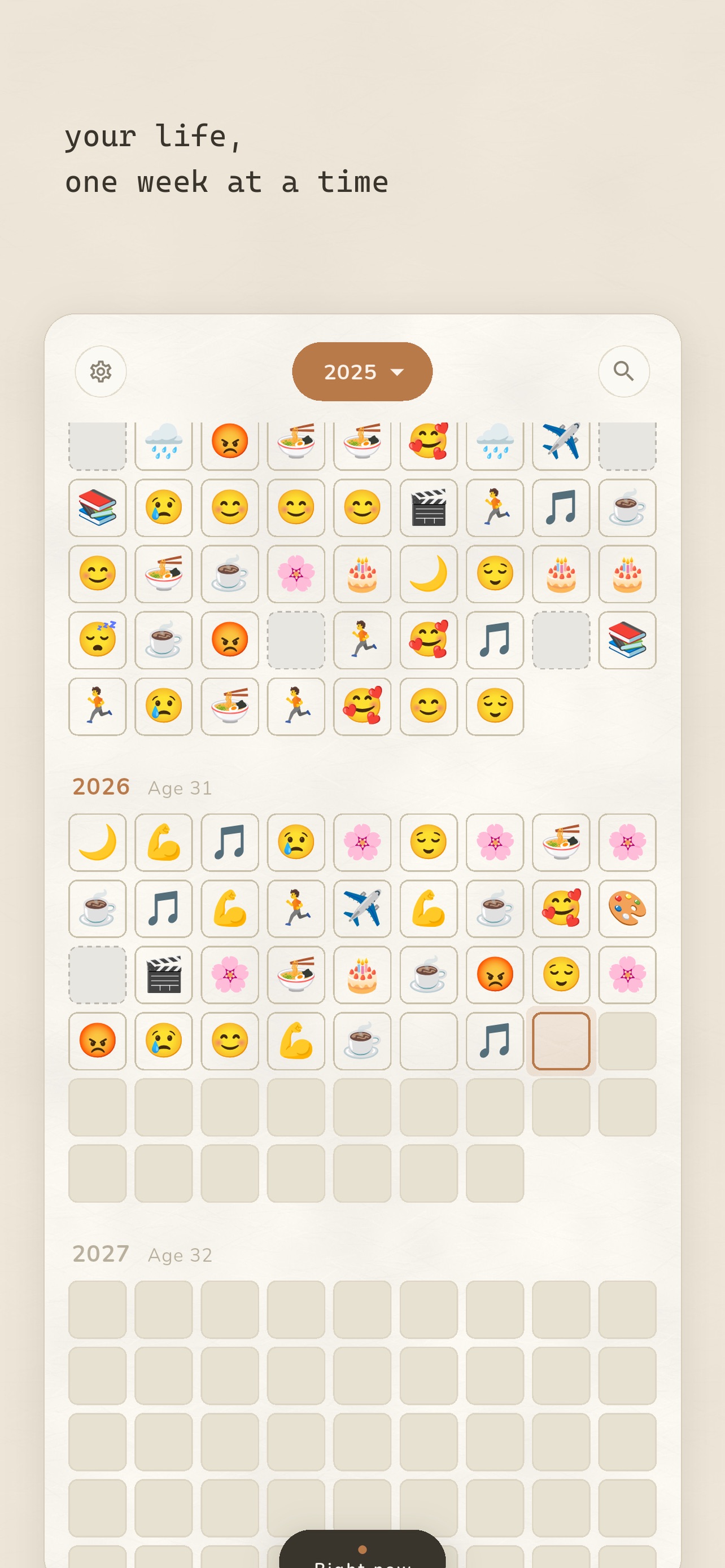 Screenshot 2 of 5200 Weeks