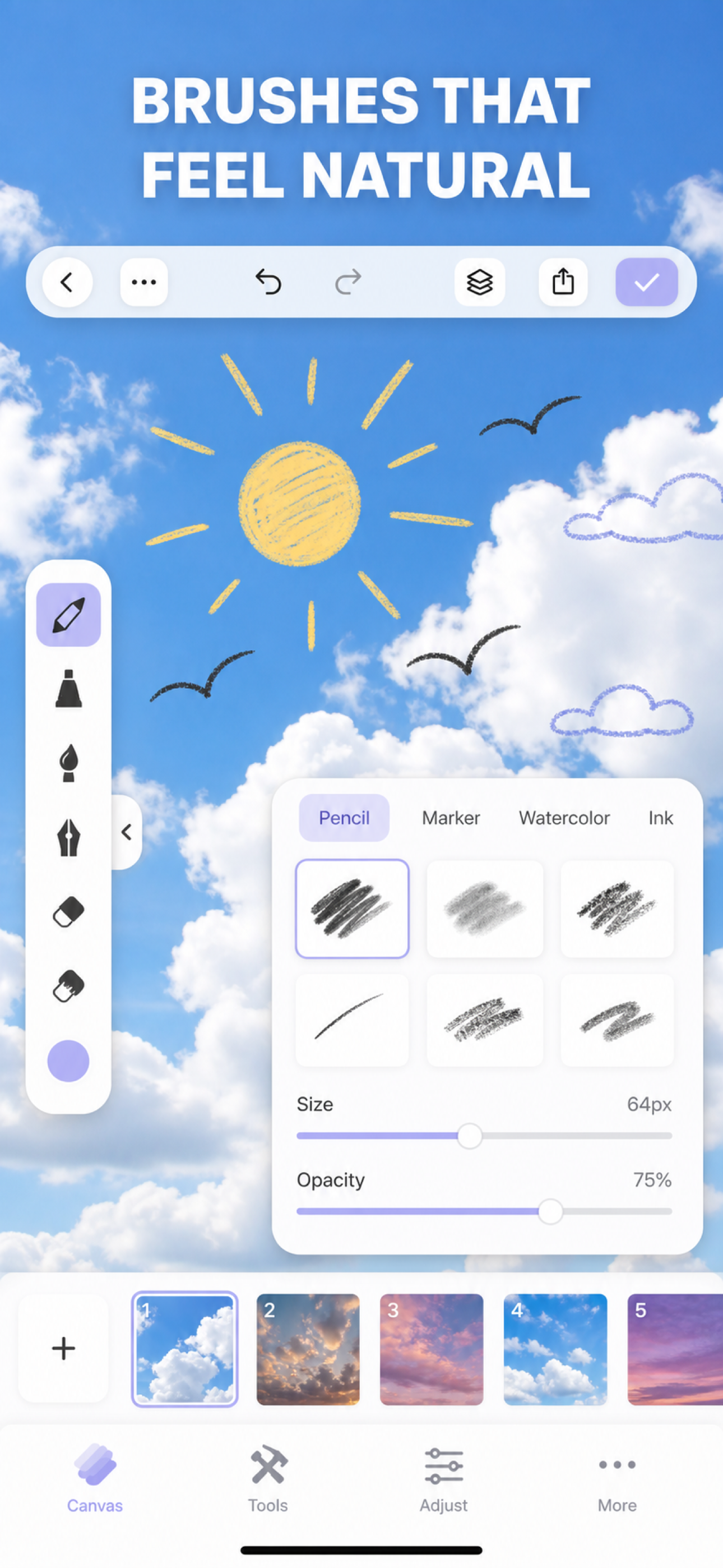 Daily Doodle: Sky Photo Draw screenshot 4