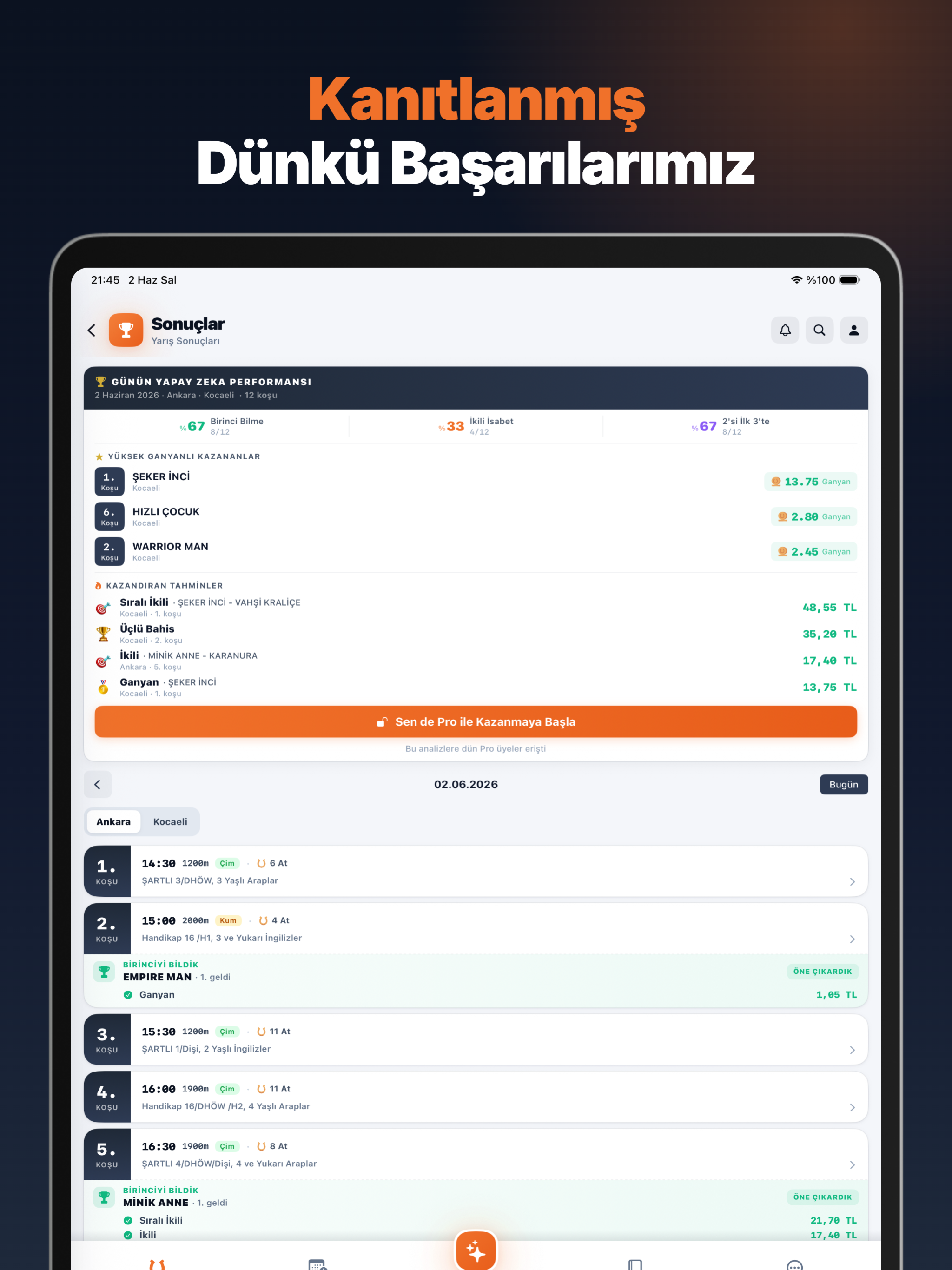 Yarış Analiz At Yarışı Tahmini