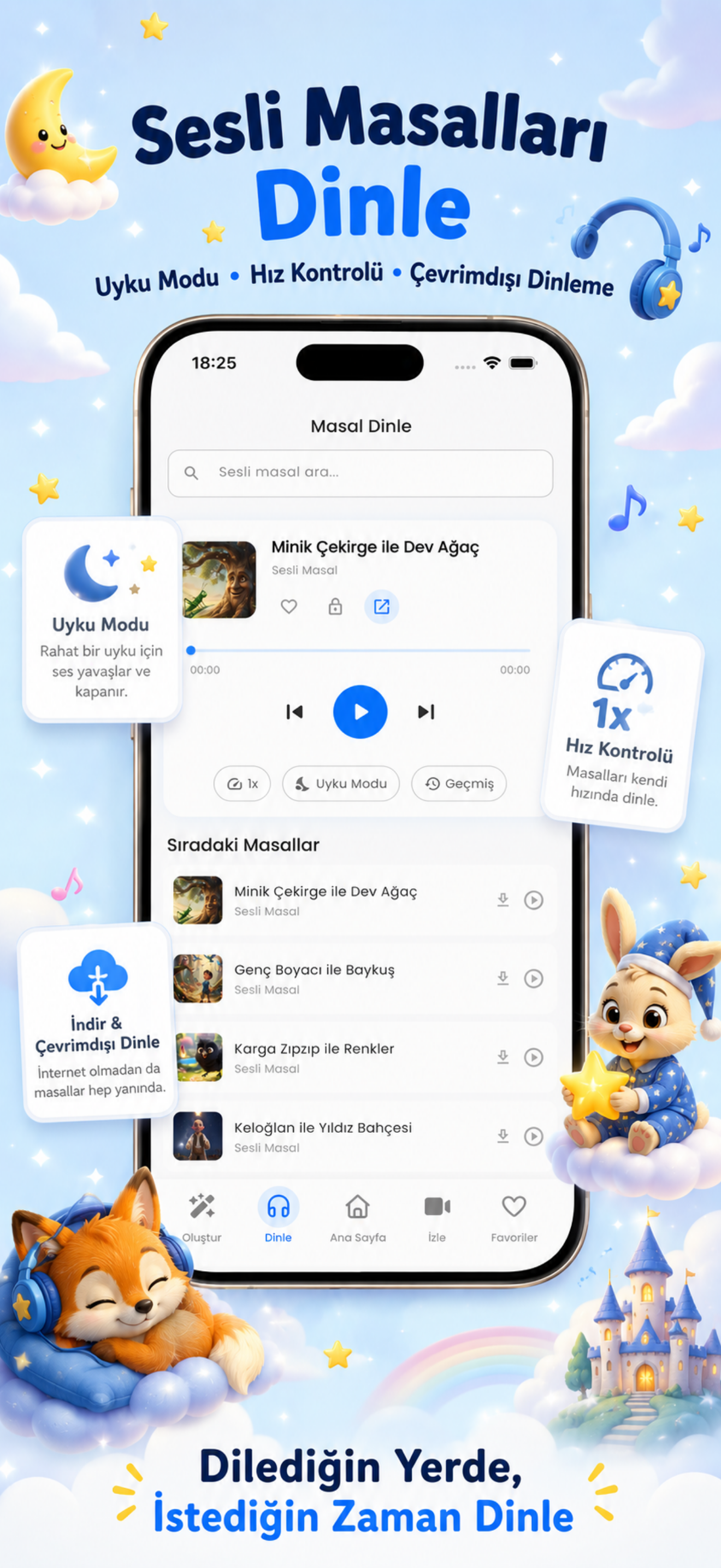 Masalla: Masal Oku & Dinle screenshot 2