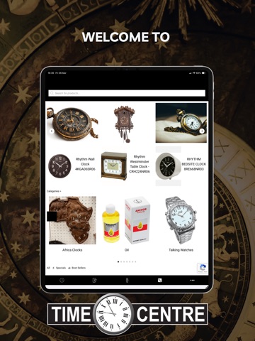 Time Centre iPad screenshot