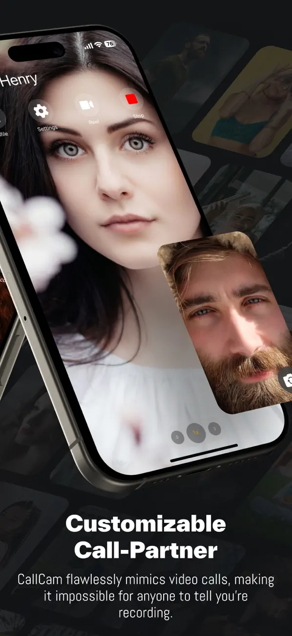Screenshot #2 pour CallCam: Record in Public
