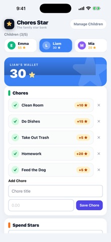 Chores Star: Kids Rewards screenshot
