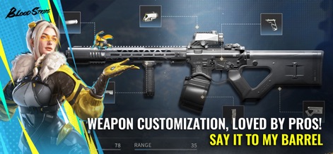 Blood Strike - FPS for all - This tool offers extensive weapon customization options, allowing players to fine-tune their arsenal with diverse attachments like specialized sights and ergonomic grips for tactical advantage.