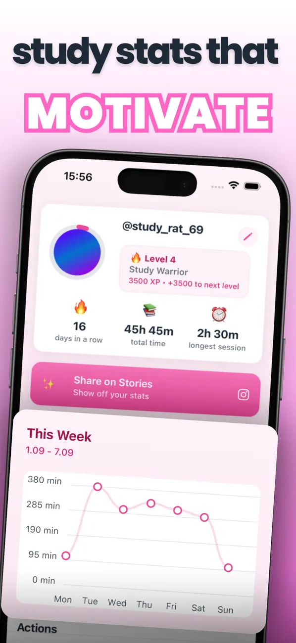 #4. Lilo: Study Timer & Challenges (iOS) Podle: Pawel Gladysz