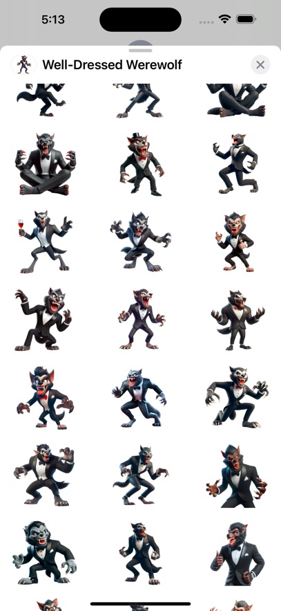 Well-Dressed Werewolf