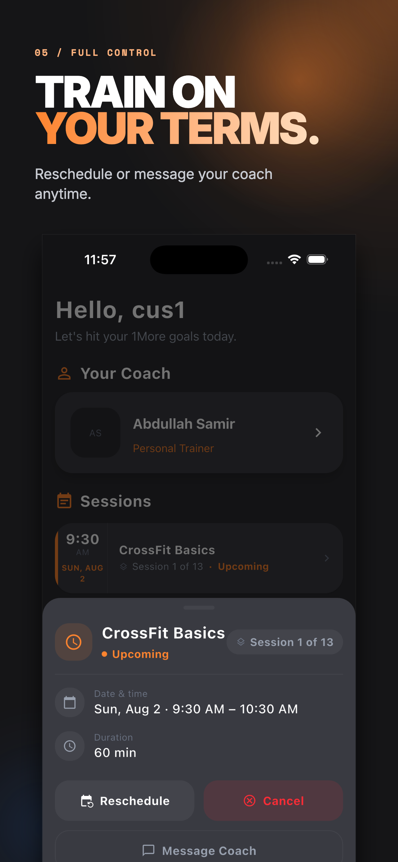 1More: Find Your Coach screenshot 5
