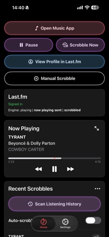 FastScrobbler for Last.fm Screenshot 1 of 3