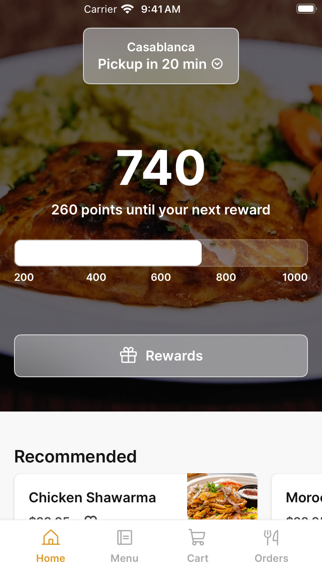 Casablanca To Go app screenshot