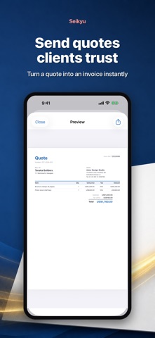 Seikyu: Invoice & Quote Maker screenshot